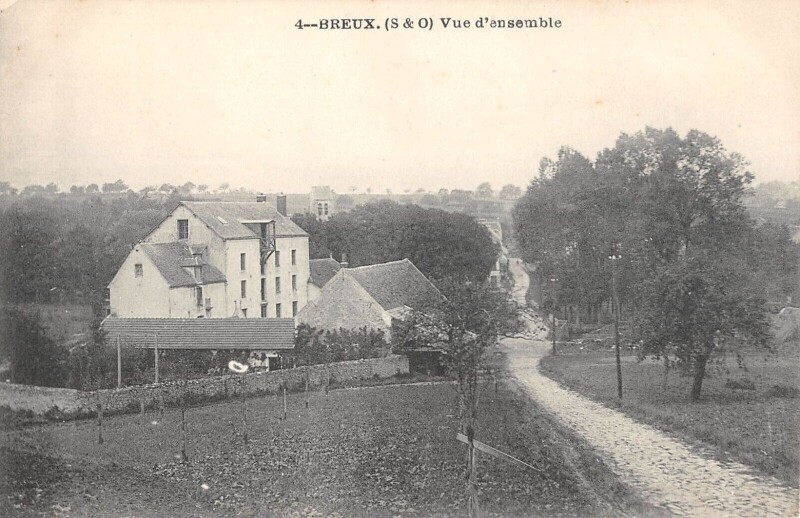 Carte postale ancienne Breux Vue D'Ensemble