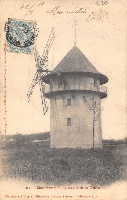 Carte postale ancienne Montfermeil Le Moulin De La Galette à Montfermeil