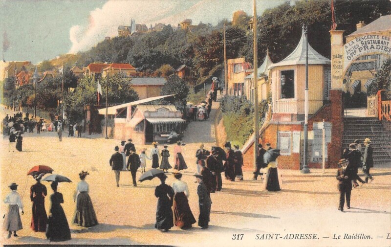 Carte postale ancienne Saint Adresse Le Raidillon