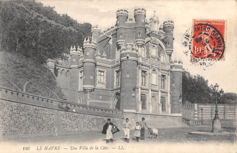 Carte postale ancienne Le Havre Une Villa De La Cote au Havre