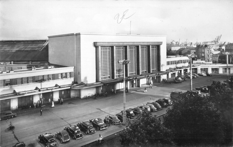 Carte postale ancienne Le Havre Gare S.N.C.F. au Havre