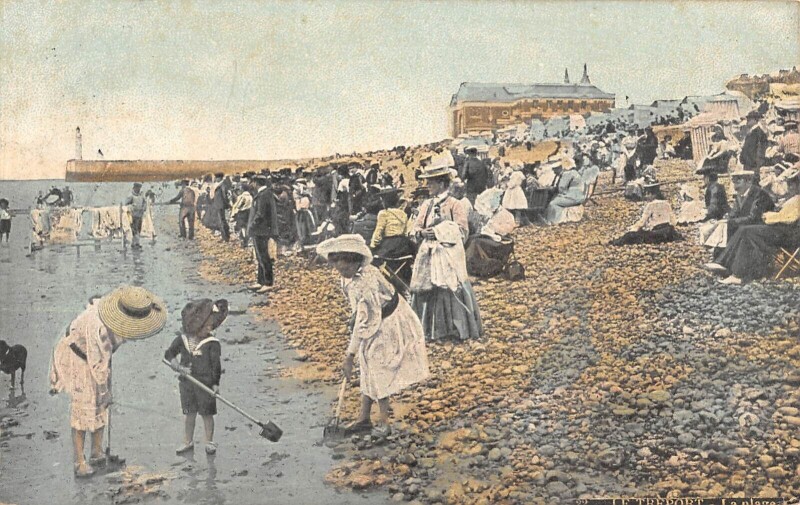 Carte postale ancienne Le Havre La Plage au Havre