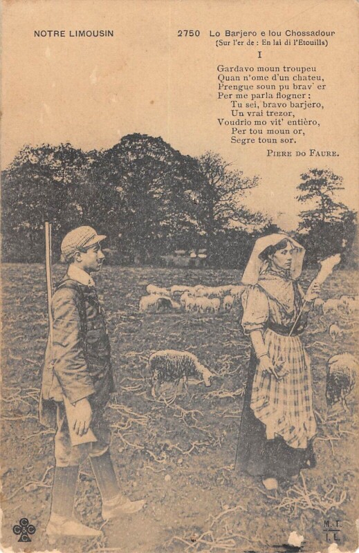Carte postale ancienne Notre Limousin Le Chasseur