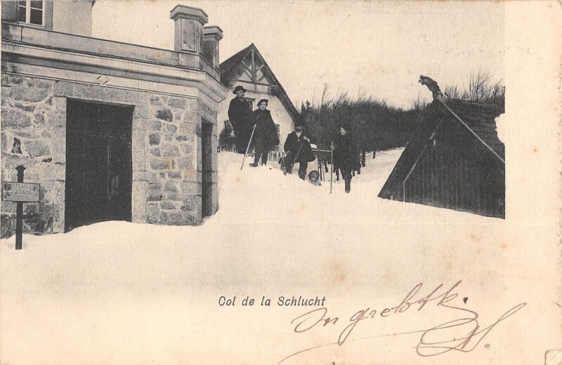 Carte postale ancienne Col De La Schlucht