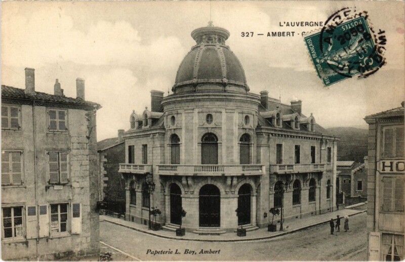Carte postale ancienne Ambert Grande Rue France à Ambert
