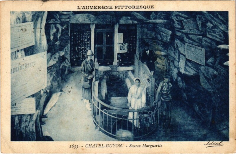 Carte postale ancienne Chatel-Guyon Source Marguerite France