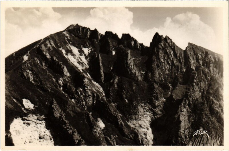 Carte postale ancienne Mont-Dore Sommet du Sancy France à Mont-Dore