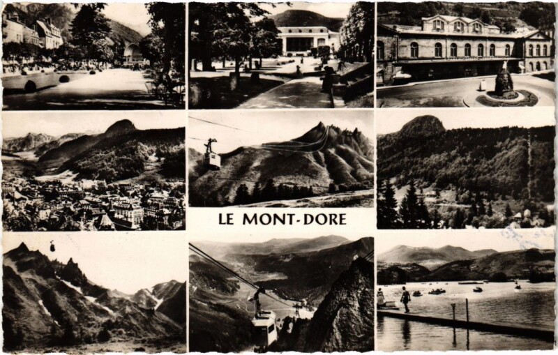 Carte postale ancienne Souvenir du Mont-Dore France à Mont-Dore