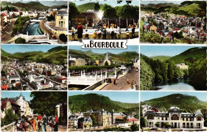 Carte postale ancienne Souvenir de La Bourboule France à La Bourboule