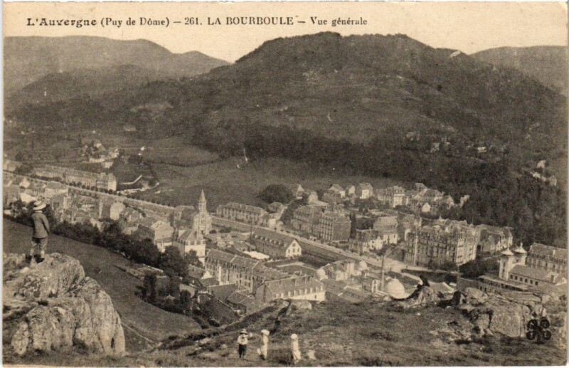 Carte postale ancienne La Bourboule Vue Generale France à La Bourboule