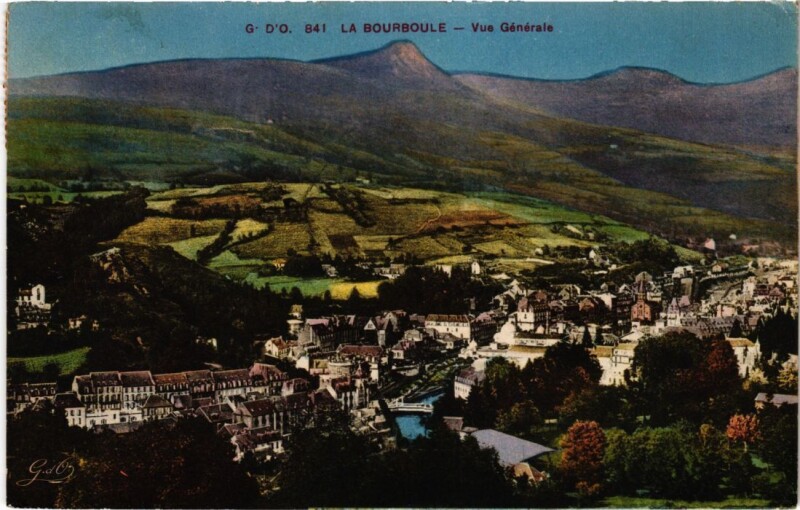 Carte postale ancienne La Bourboule Vue Generale France à La Bourboule