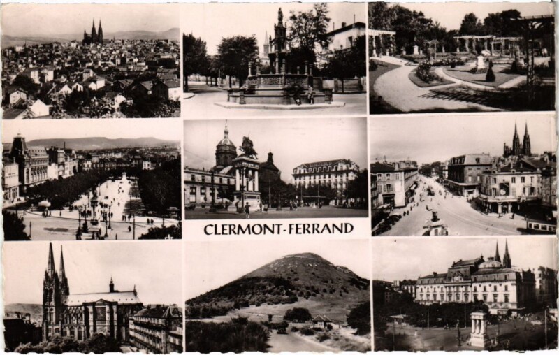 Carte postale ancienne Souvenir de Clermont-Ferrand France à Clermont-Ferrand