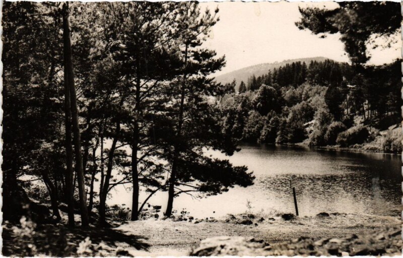 Carte postale ancienne Lac d' Aydat France à Aydat