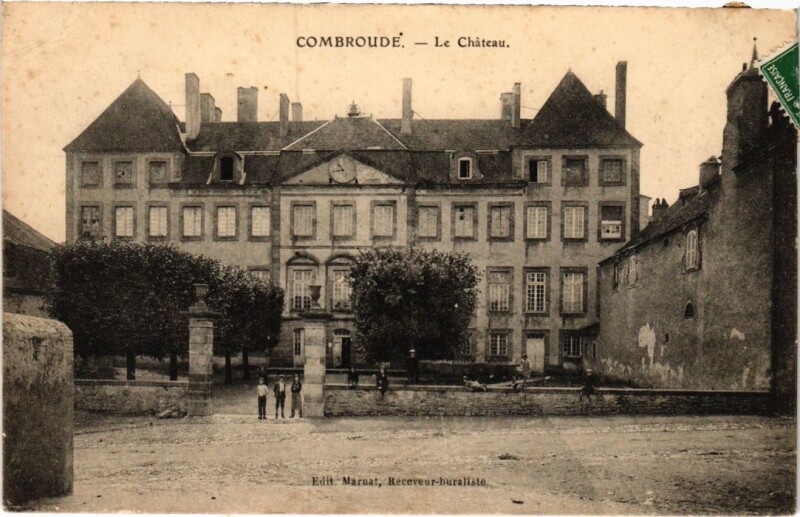 Carte postale ancienne Combroude Le Chateau France