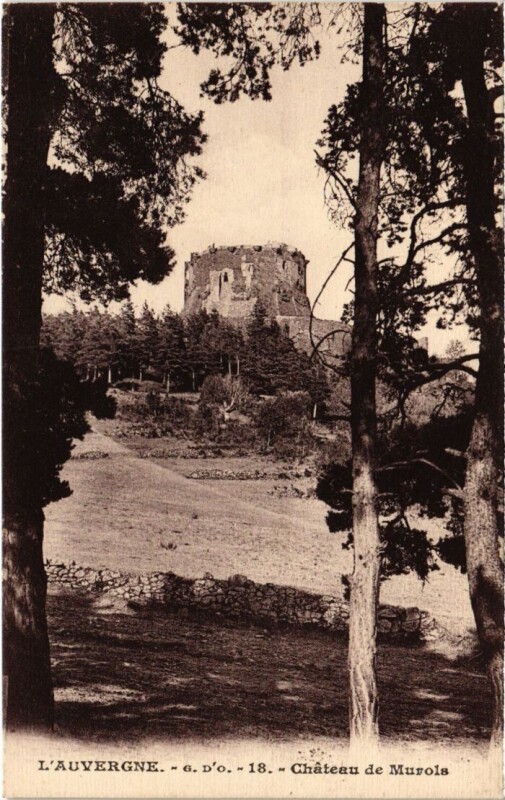 Carte postale ancienne Murols Chateau France à Murol