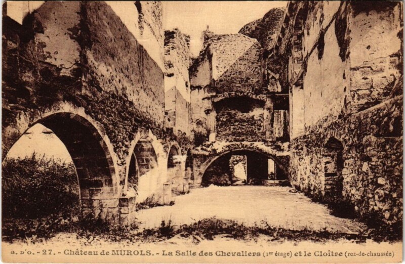 Carte postale ancienne Chateau de Murols La Sallee des Chevaliers France à Murol