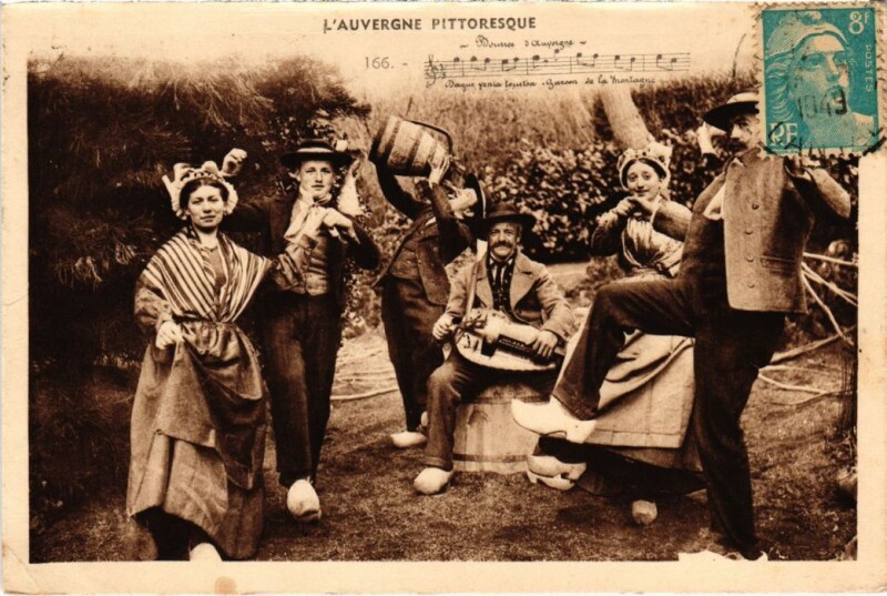 Carte postale ancienne L' Auvergne Pittoresque France