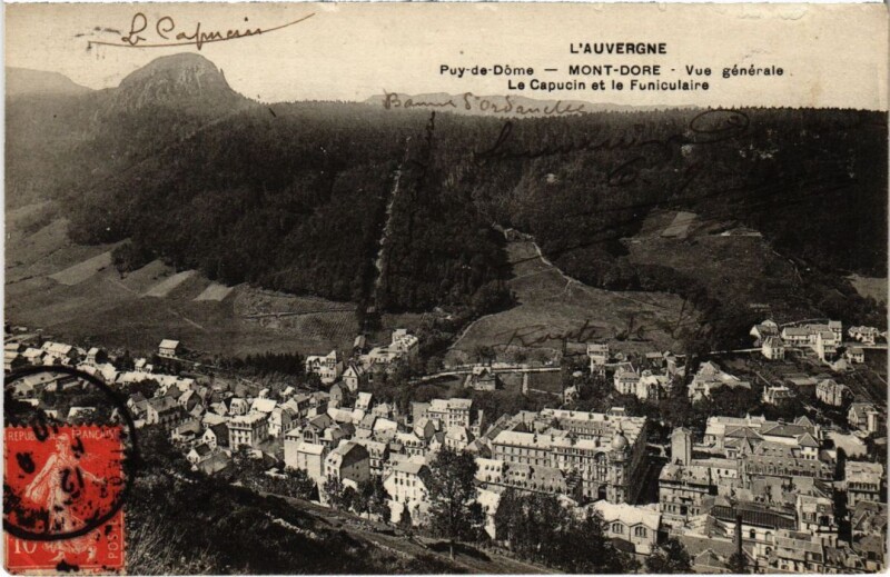 Carte postale ancienne Mont-Dore Vue Generale France à Mont-Dore
