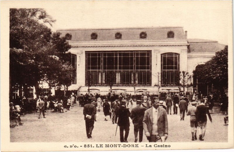 Carte postale ancienne Mont-Dore La Casino France à Mont-Dore
