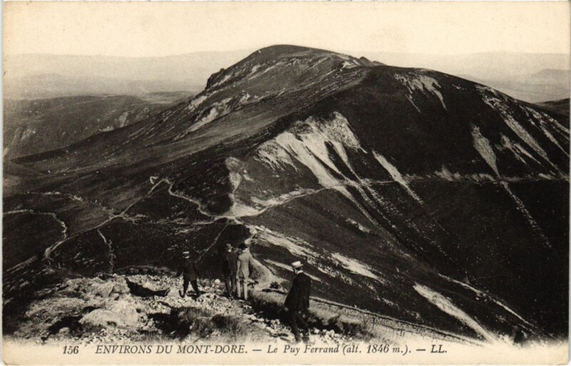 Carte postale ancienne Env du Mont-Dore Le Puy Ferrand France à Mont-Dore