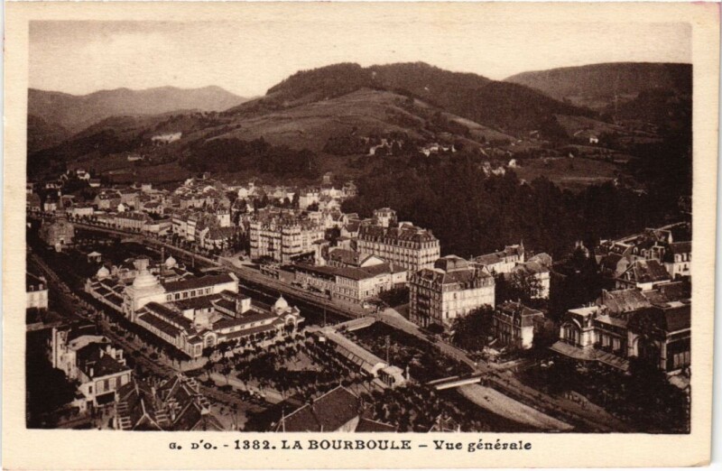 Carte postale ancienne La Bourboule Vue Generale France à La Bourboule