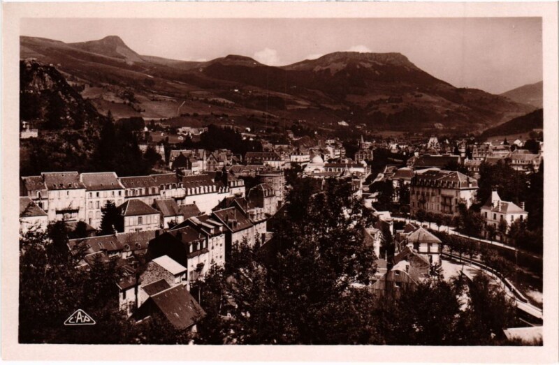 Carte postale ancienne La Bourboule Vue Generale France à La Bourboule