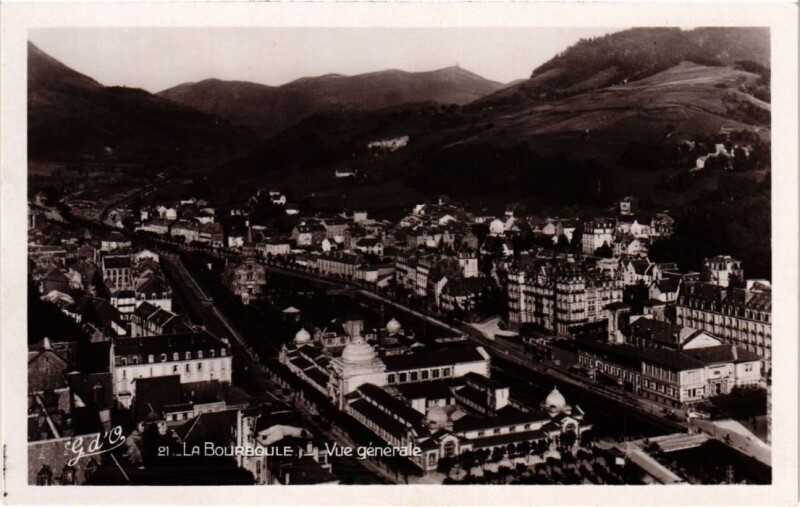 Carte postale ancienne La Bourboule Vue Generale France à La Bourboule