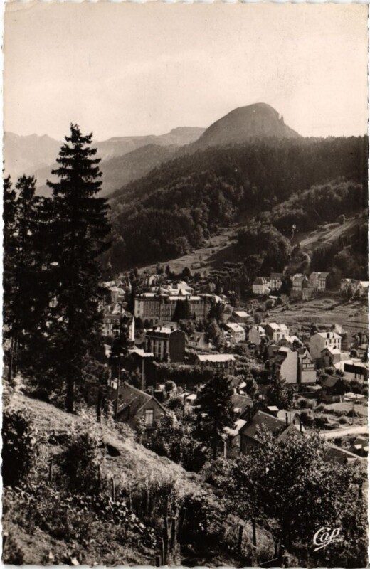 Carte postale ancienne Mont-Dore Vue Generale et le Capucin France à Mont-Dore