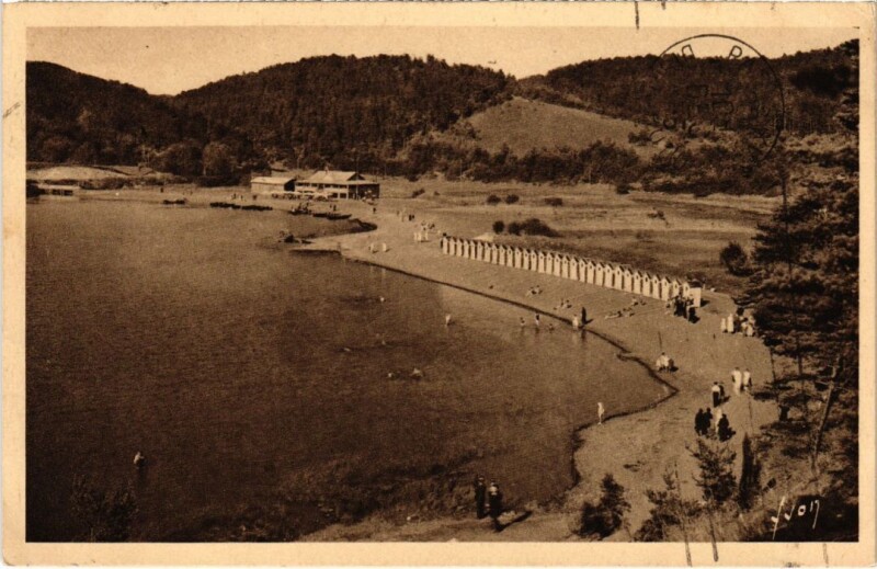 Carte postale ancienne Mont-Dore Le Lac Chambon France à Mont-Dore
