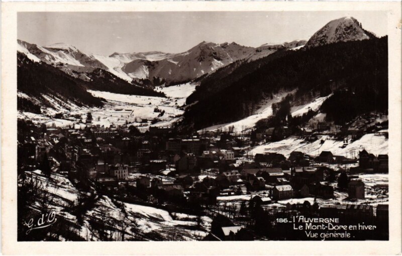 Carte postale ancienne Mont-Dore Vue Generale France à Mont-Dore