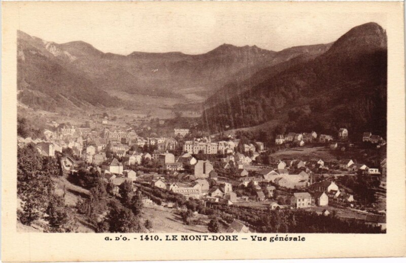 Carte postale ancienne Mont-Dore Vue generale France à Mont-Dore
