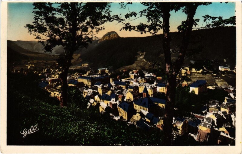 Carte postale ancienne Mont-Dore Vue Generale France à Mont-Dore