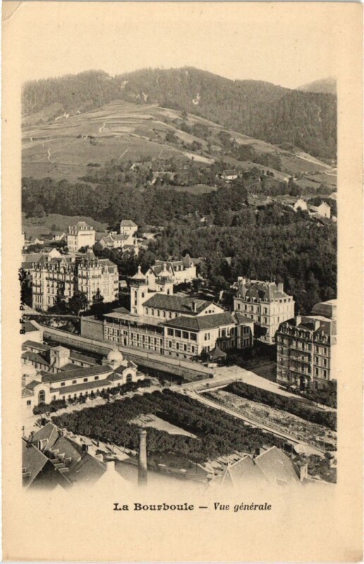 Carte postale ancienne La Bourboule Vue Generale France à La Bourboule