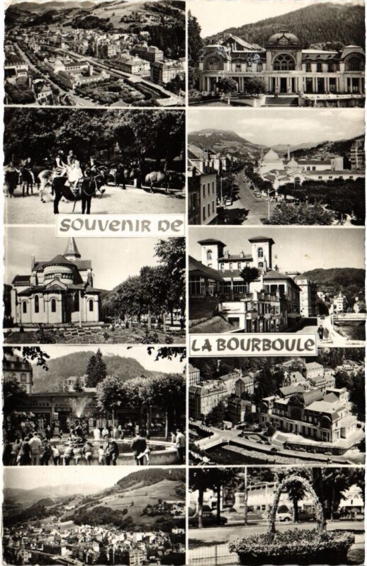 Carte postale ancienne Souvenir de La Bourboule France à La Bourboule