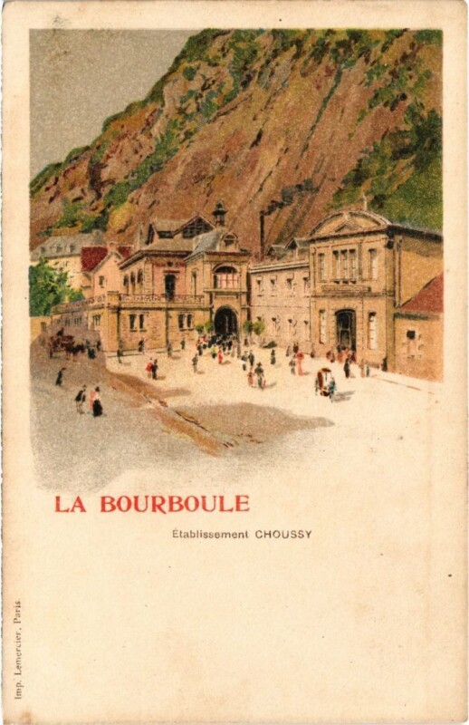 Carte postale ancienne Souvenir de La Bourboule France à La Bourboule