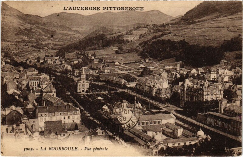 Carte postale ancienne La Bourboule Vue Generale France à La Bourboule