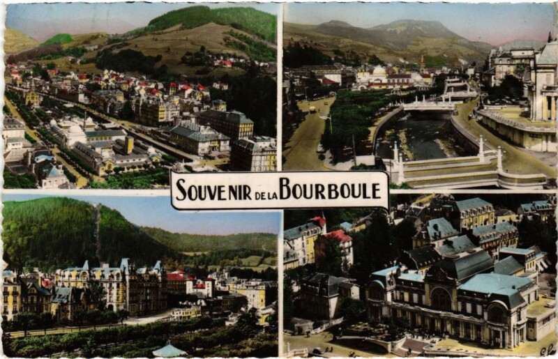 Carte postale ancienne Souvenir de La Bourboule France à La Bourboule