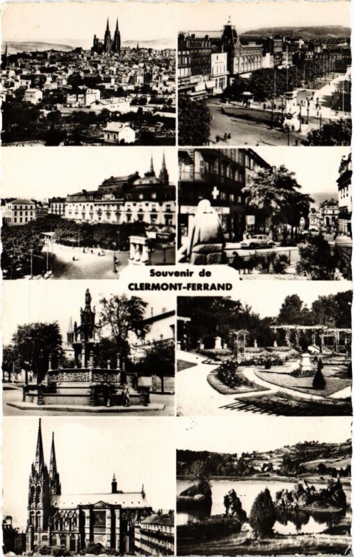 Carte postale ancienne Souvenir de Clermont-Ferrand France à Clermont-Ferrand