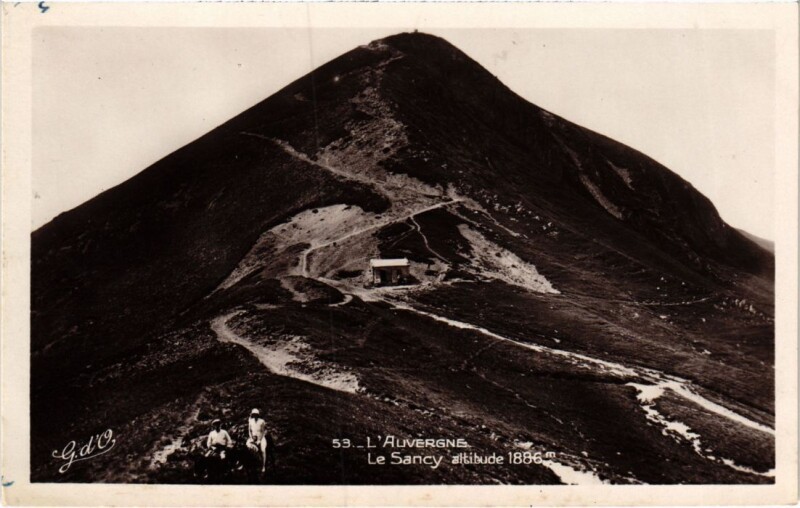 Carte postale ancienne Le Sancy France