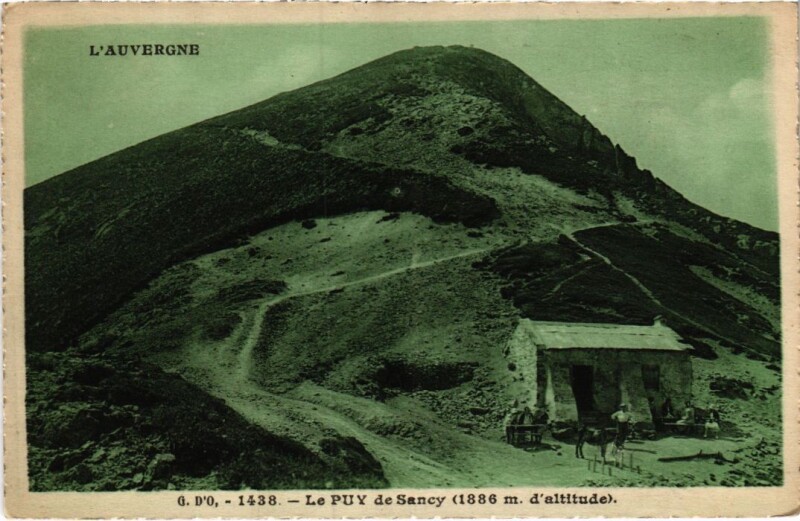 Carte postale ancienne Le Puy de Sancy France