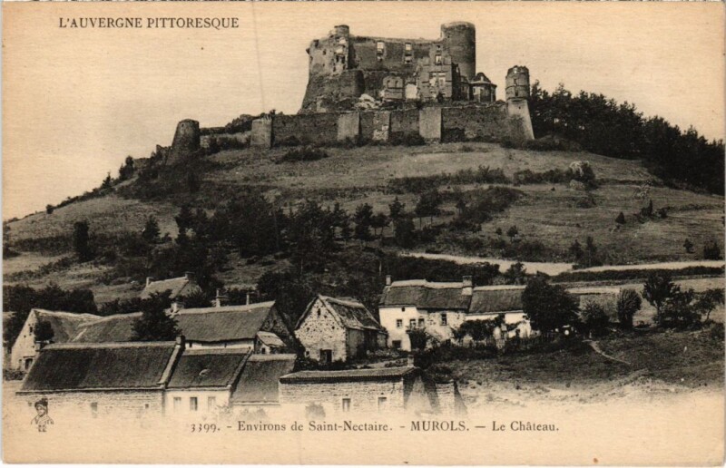 Carte postale ancienne Murols Le Chateau France à Murol