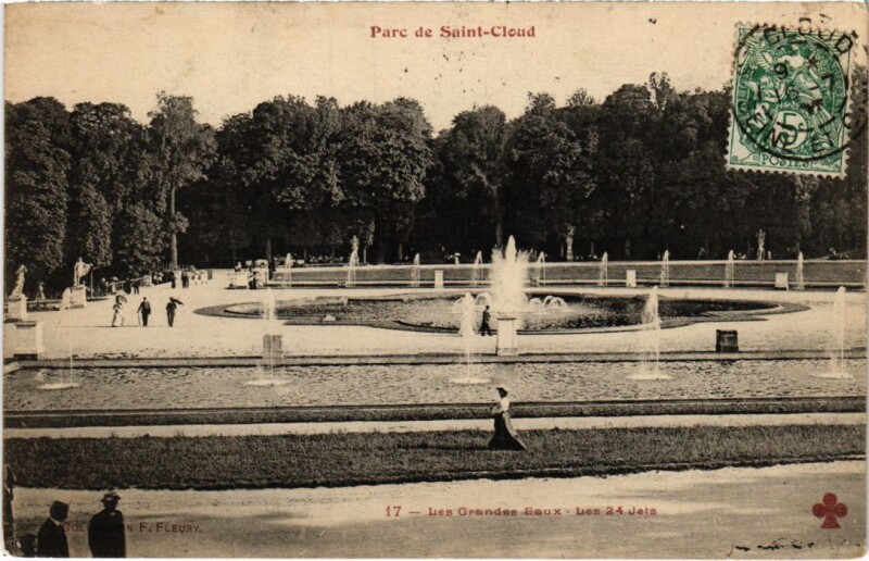 Carte postale ancienne Saint Cloud Allee de Marnes à Saint-Cloud
