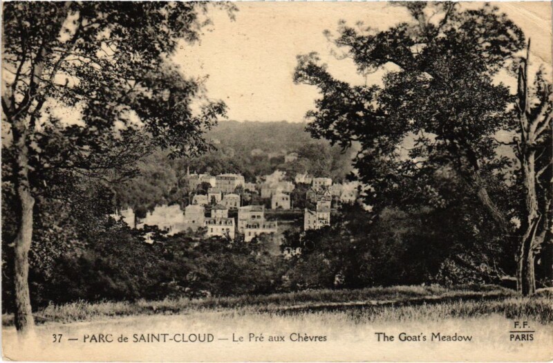 Carte postale ancienne Saint Cloud Les Coteaux Les Grandes Maisons à Saint-Cloud