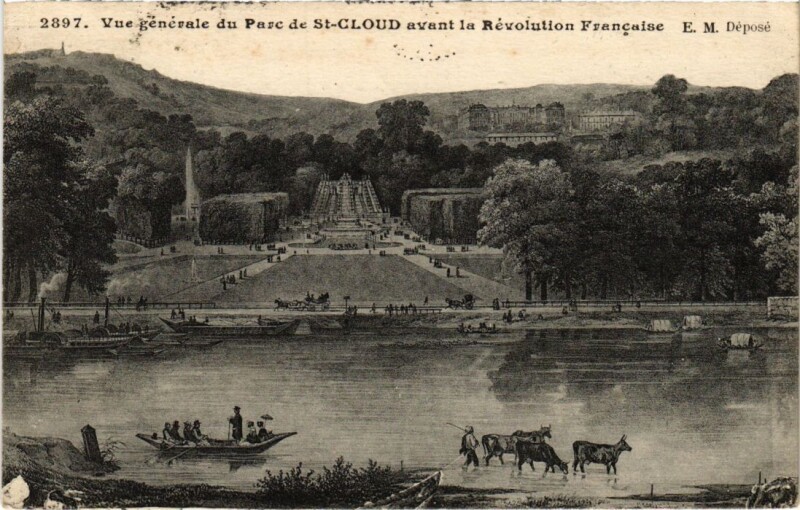 Carte postale ancienne Saint Cloud Eglise La Chaire à Saint-Cloud