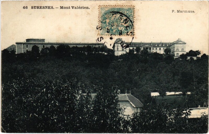 Carte postale ancienne Suresnes Mont Valerien à Suresnes