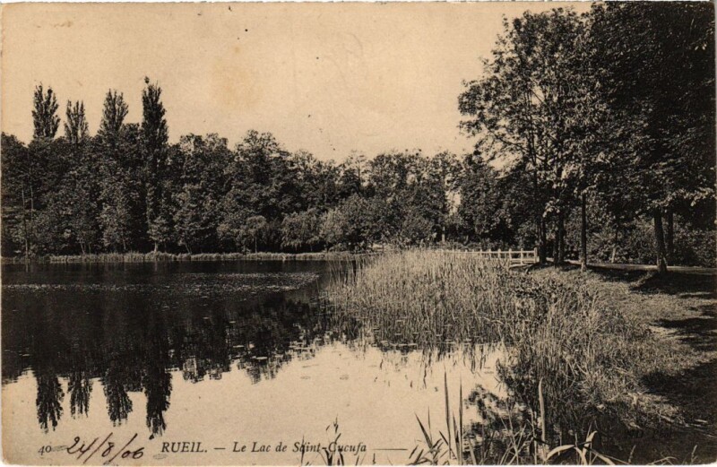 Carte postale ancienne Rueil Le Lac de Saint-Cucufa