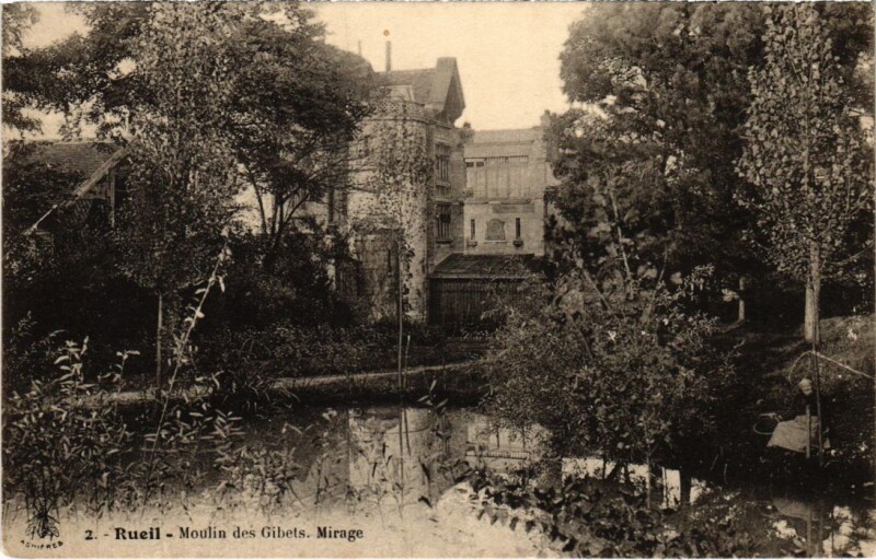 Carte postale ancienne Rueil Moulin des Gibets