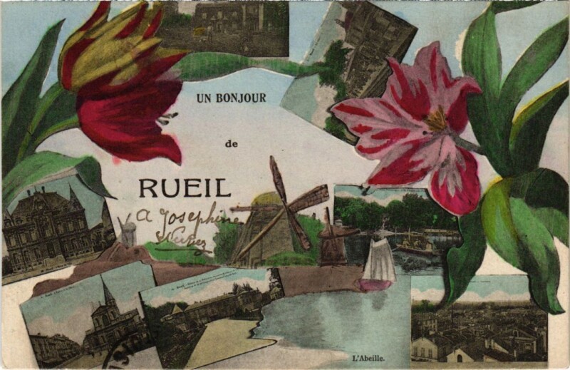 Carte postale ancienne Rueil souvenir
