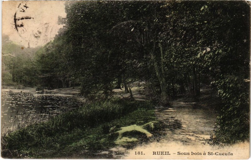 Carte postale ancienne Rueil Sous bois a Saint-Cucufa