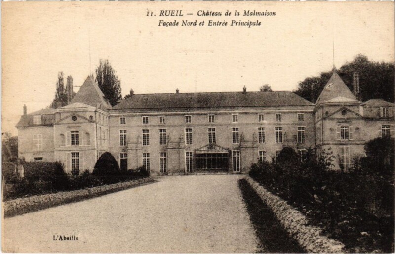 Carte postale ancienne Rueil Chateau de la Malmaison